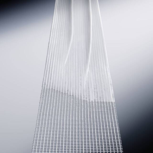 Helena Rubinstein Replasty innovative breathable bandage technology represented by a protective mesh.