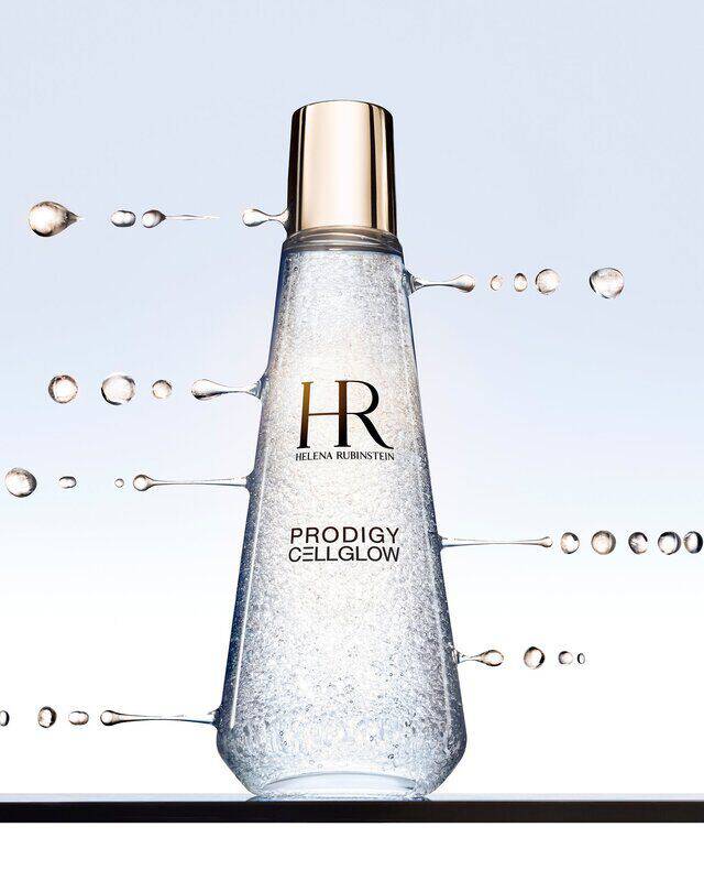 Helena Rubinstein Prodigy Cellglow Rich Dewy Essence serum bottle.