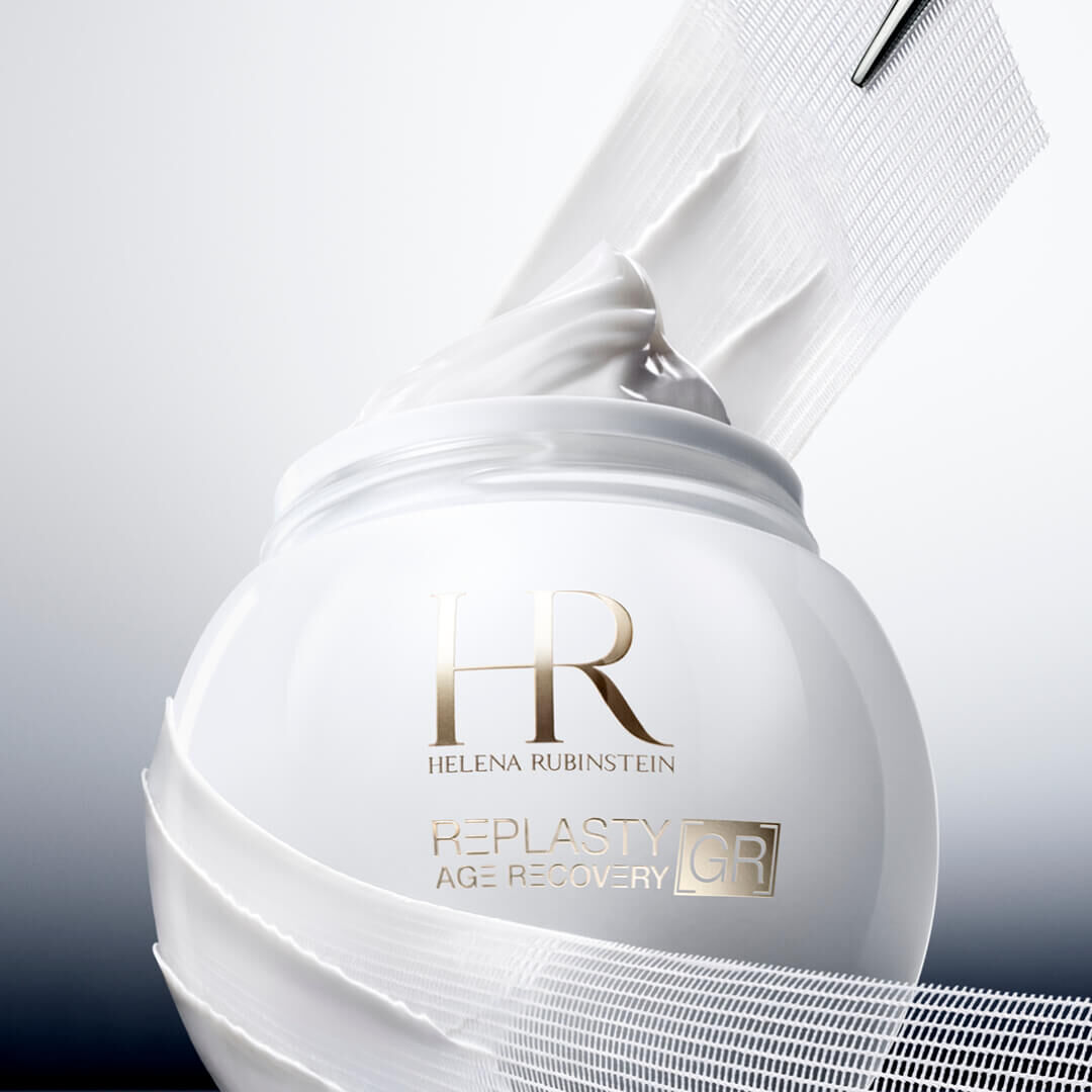 Helena Rubinstein Replasty Age Recovery Day [GR] jar with rich white cream texture.