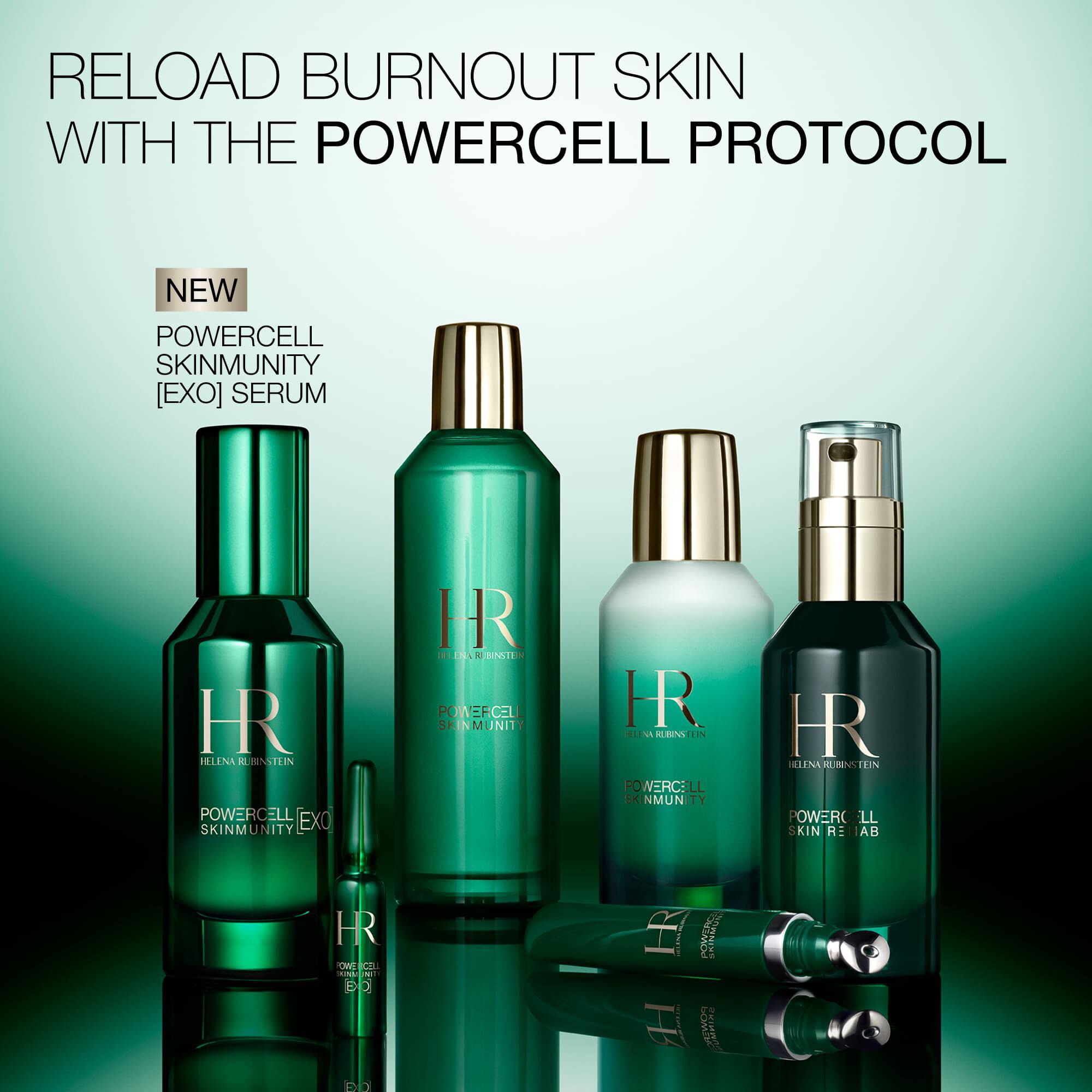 Helena Rubinstein Powercell Skinmunity [EXO] Protocol and serum collection.